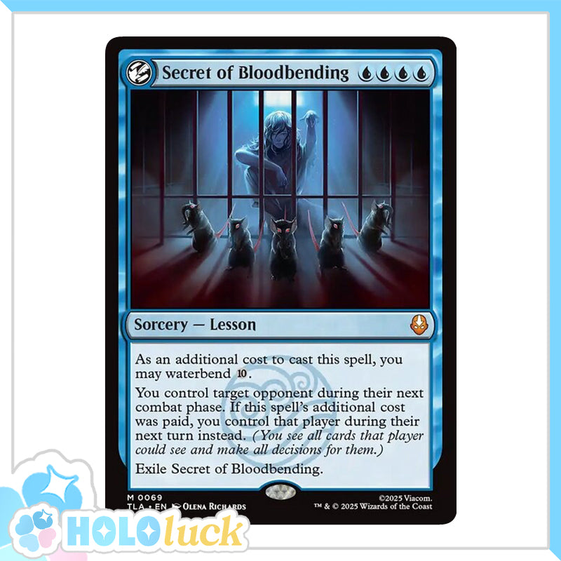 💫  Secret of Bloodbending  - TLA 69 💫 Avatar: The Last Airbender 💫 MTG NM