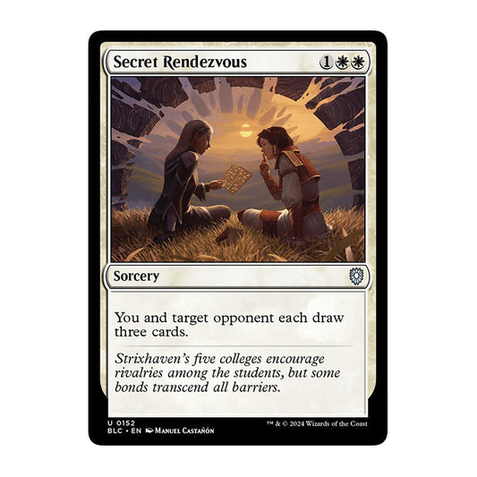 💫  Secret Rendezvous - BLC 152 💫 Bloomburrow Commander 💫 Magic the Gathering 💫 NM