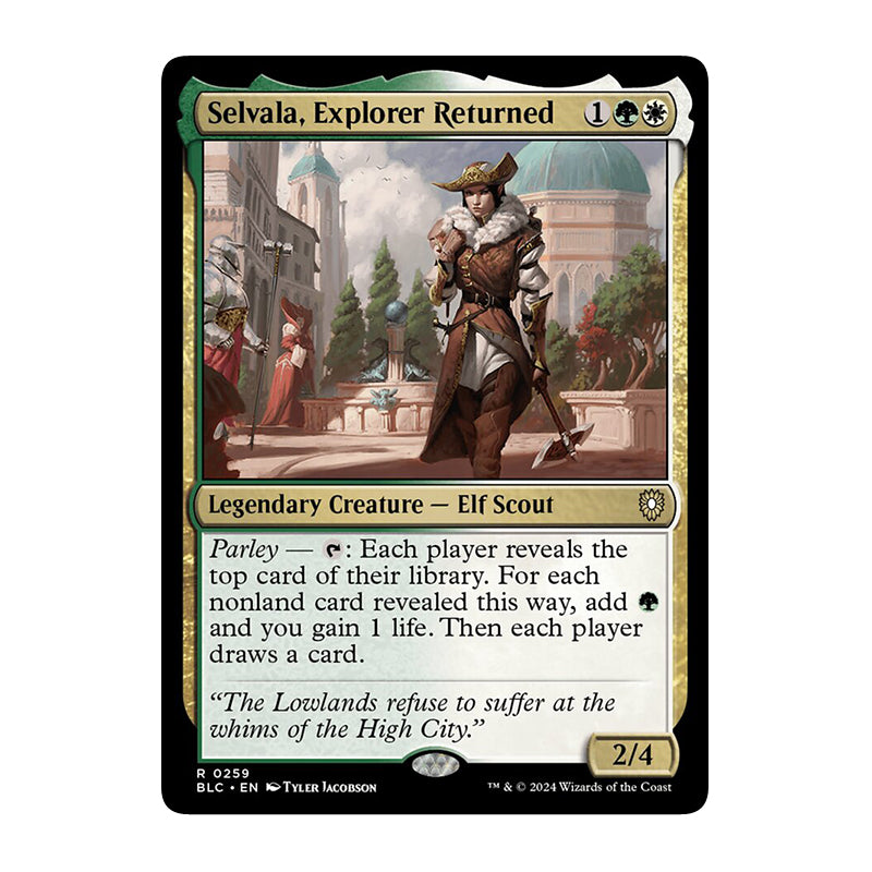 💫  Selvala, Explorer Returned - BLC 259 💫 Bloomburrow Commander 💫 Magic the Gathering 💫 NM