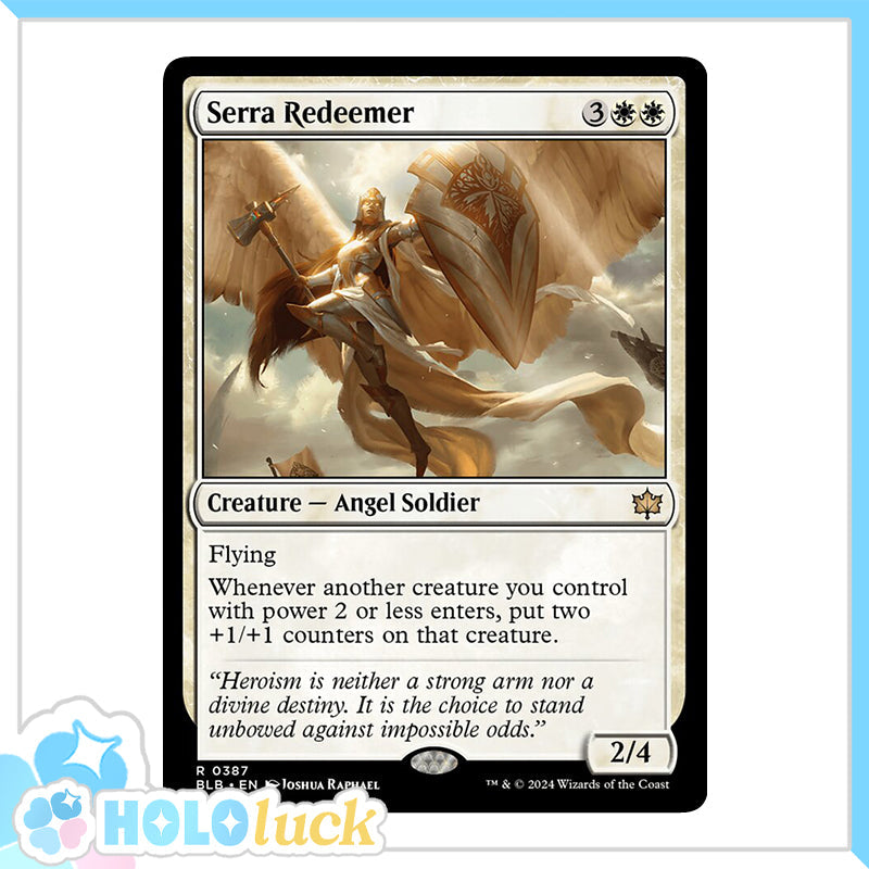 💫  Serra Redeemer  - BLB 387 💫 Bloomburrow 💫 MTG NM