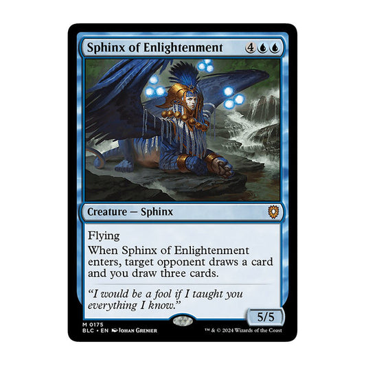 💫  Sphinx of Enlightenment - BLC 175 💫 Bloomburrow Commander 💫 Magic the Gathering 💫 NM