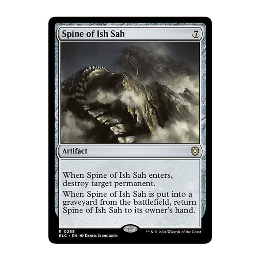 💫  Spine of Ish Sah - BLC 285 💫 Bloomburrow Commander 💫 Magic the Gathering 💫 NM