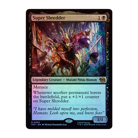 💫  Super Shredder  - TMT 83 💫 Teenage Mutant Ninja Turtles 💫 TMNT MTG NM