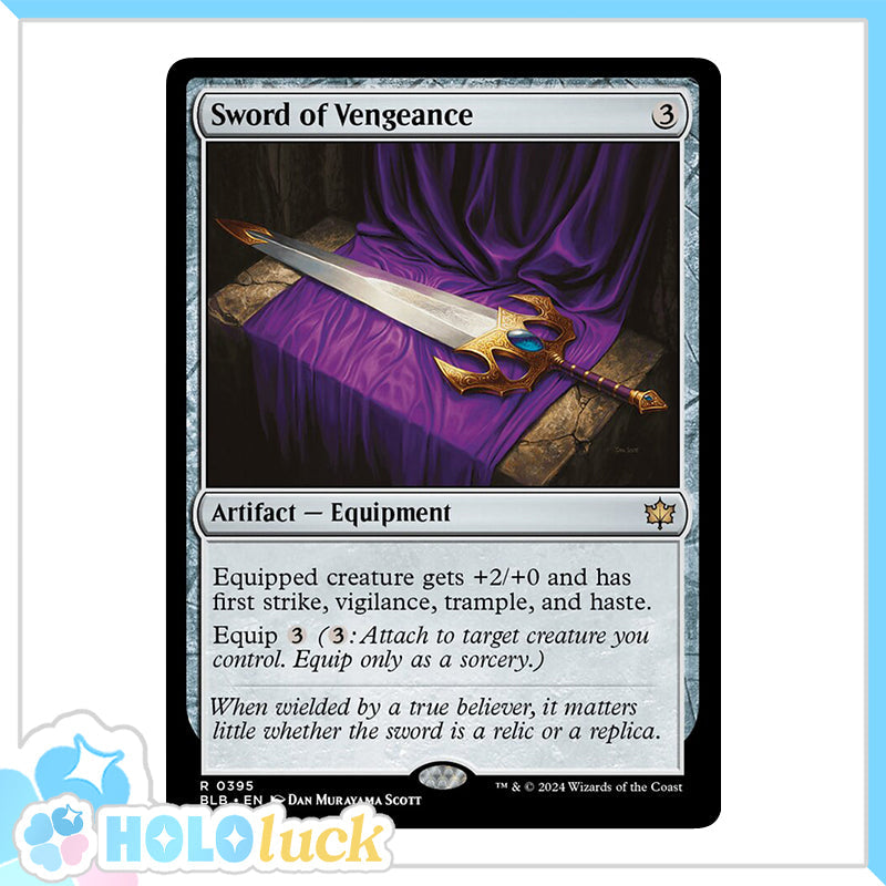 💫  Sword of Vengeance  - BLB 395 💫 Bloomburrow 💫 MTG NM
