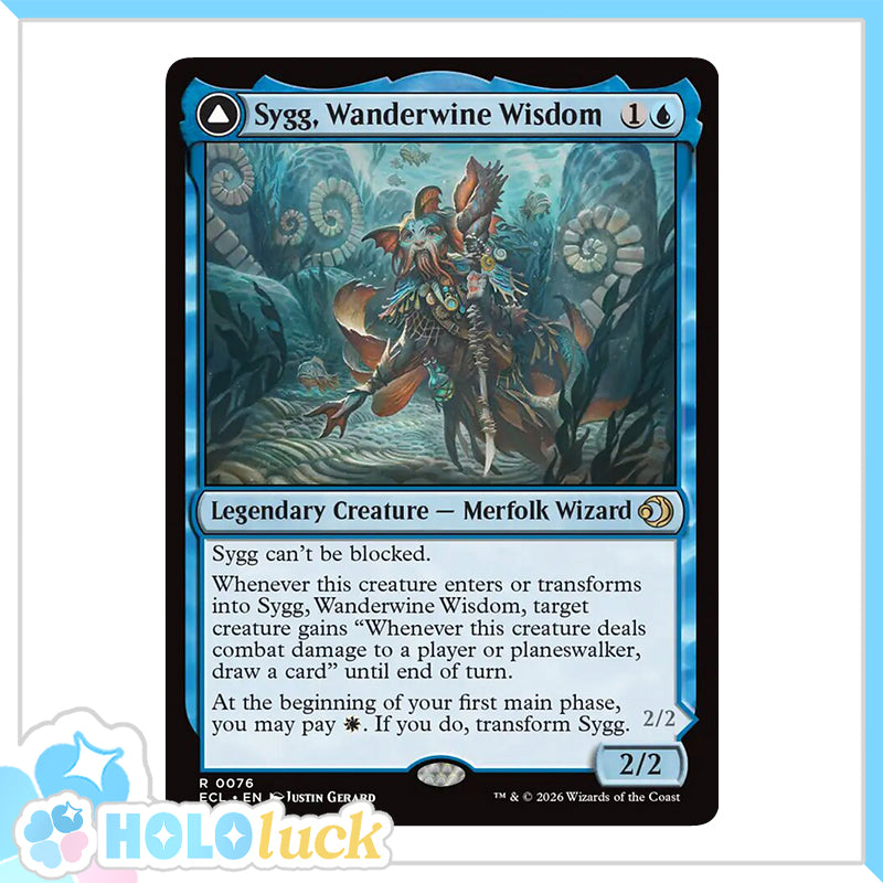 💫  Sygg, Wanderwine Wisdom  - ECL 76 💫 Lorwyn Eclipsed 💫 MTG NM