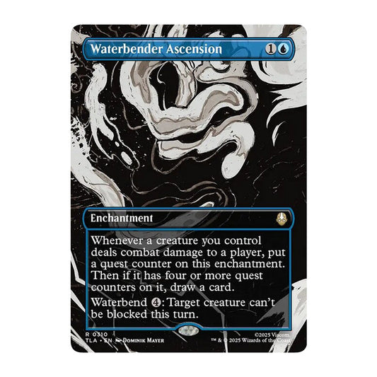 💫  Waterbender Ascension BORDERLESS - TLA 310 💫 Avatar: The Last Airbender 💫 MTG NM