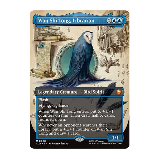 💫  Wan Shi Tong, Librarian BORDERLESS - TLA 320 💫 Avatar: The Last Airbender 💫 MTG NM