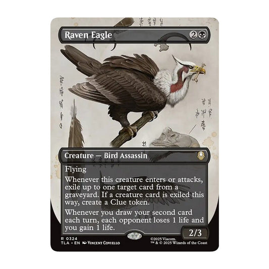 💫  Raven Eagle BORDERLESS - TLA 324 💫 Avatar: The Last Airbender 💫 MTG NM
