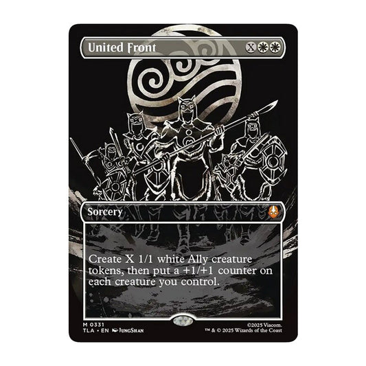 💫  United Front BORDERLESS - TLA 331 💫 Avatar: The Last Airbender 💫 MTG NM