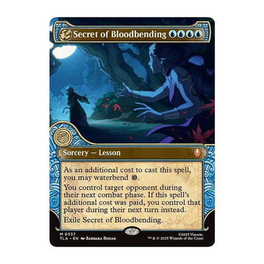 💫  Secret of Bloodbending SHOWCASE - TLA 337 💫 Avatar: The Last Airbender 💫 MTG NM