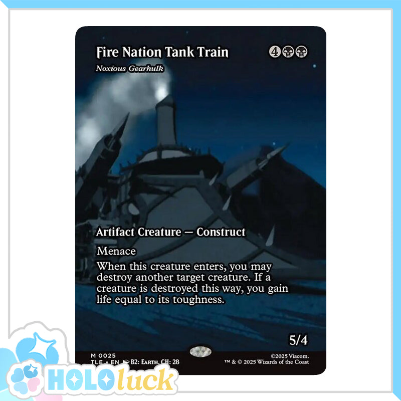 💫  Noxious Gearhulk // Fire Nation Tank Train  - TLE 25 💫 Avatar: The Last Airbender Eternal 💫 MTG NM