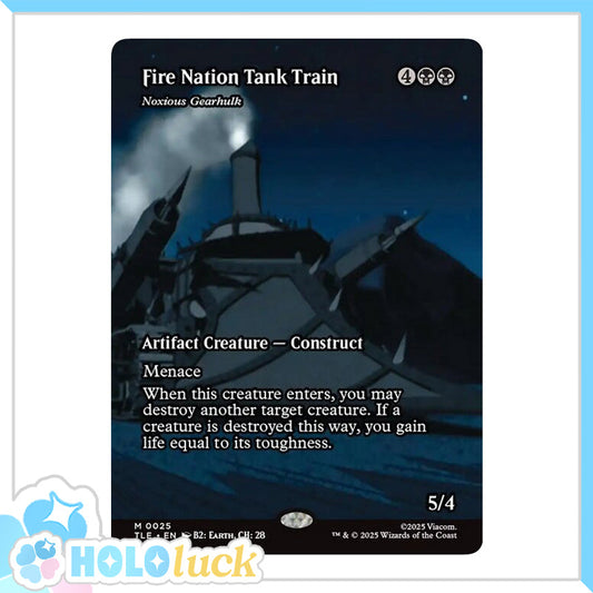 💫  Noxious Gearhulk // Fire Nation Tank Train  - TLE 25 💫 Avatar: The Last Airbender Eternal 💫 MTG NM