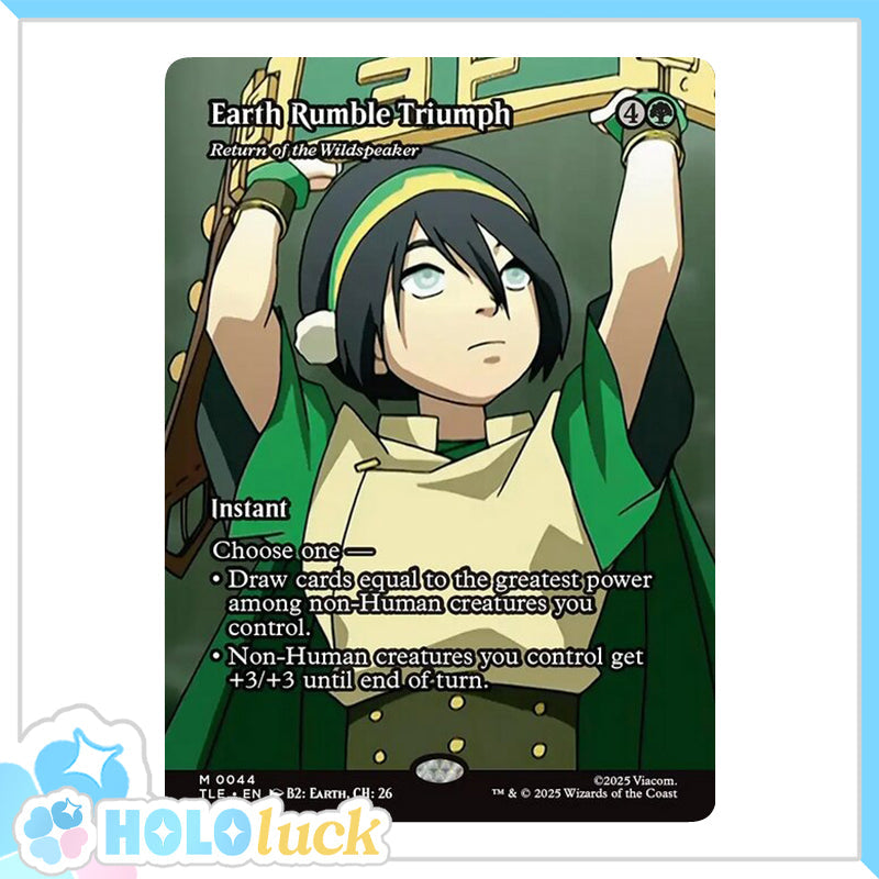 💫  Return of the Wildspeaker // Earth Rumble Triumph  - TLE 44 💫 Avatar: The Last Airbender Eternal 💫 MTG NM