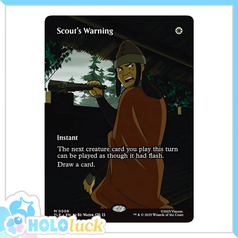 💫  Scout's Warning  - TLE 6 💫 Avatar: The Last Airbender Eternal 💫 MTG NM