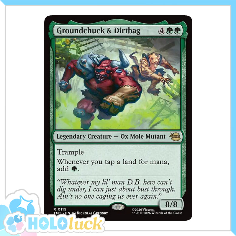 💫  Groundchuck & Dirtbag  - TMT 115 💫 Teenage Mutant Ninja Turtles 💫 TMNT MTG NM