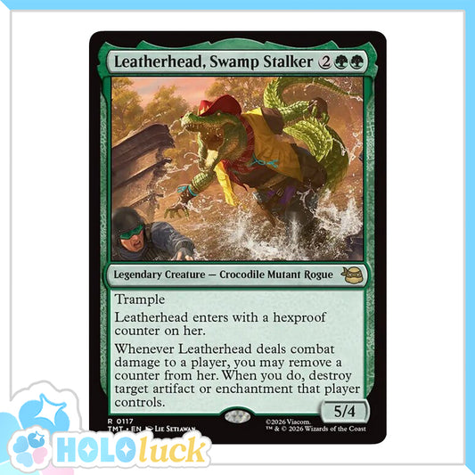 💫  Leatherhead, Swamp Stalker  - TMT 117 💫 Teenage Mutant Ninja Turtles 💫 TMNT MTG NM