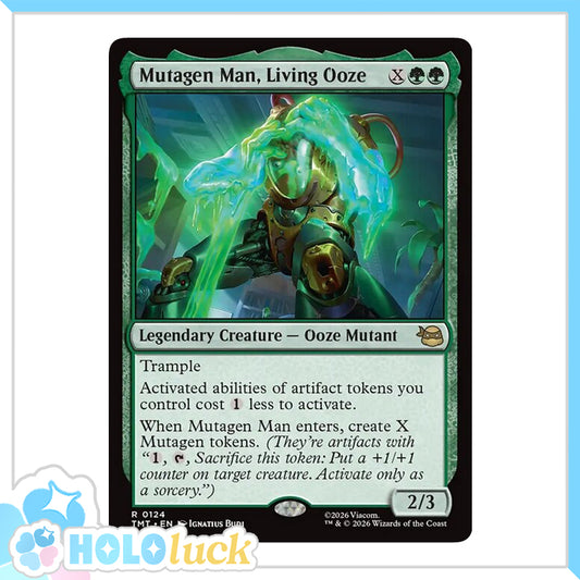 💫  Mutagen Man, Living Ooze  - TMT 124 💫 Teenage Mutant Ninja Turtles 💫 TMNT MTG NM