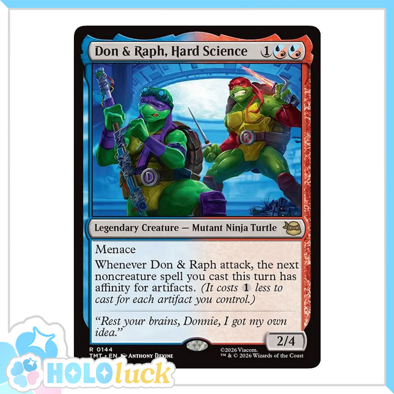 💫  Don & Raph, Hard Science  - TMT 144 💫 Teenage Mutant Ninja Turtles 💫 TMNT MTG NM