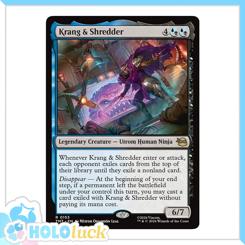 💫  Krang & Shredder  - TMT 153 💫 Teenage Mutant Ninja Turtles 💫 TMNT MTG NM