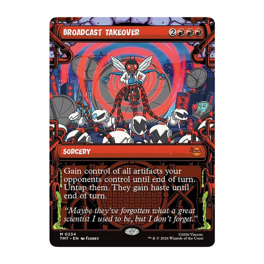 💫  Broadcast Takeover SHOWCASE - TMT 234 💫 Teenage Mutant Ninja Turtles 💫 MTG NM
