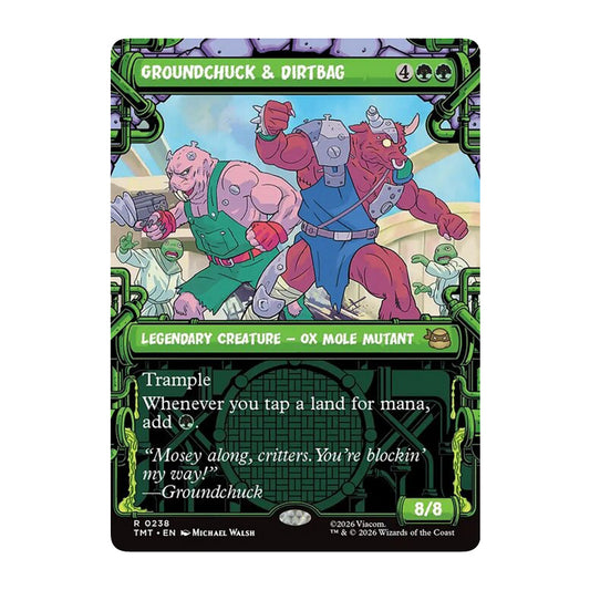 💫  Groundchuck & Dirtbag SHOWCASE - TMT 238 💫 Teenage Mutant Ninja Turtles 💫 MTG NM