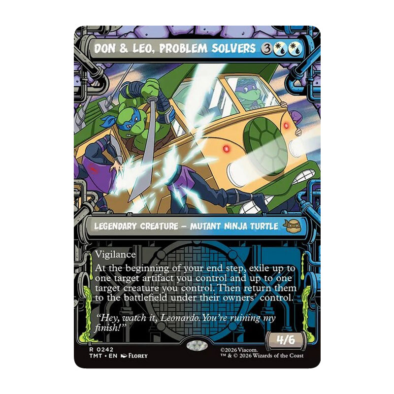 💫  Don & Leo, Problem Solvers SHOWCASE - TMT 242 💫 Teenage Mutant Ninja Turtles 💫 MTG NM