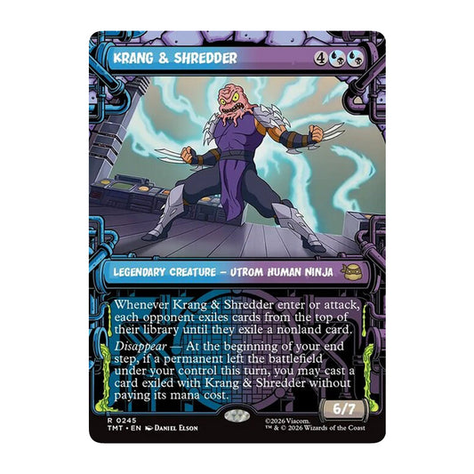 💫  Krang & Shredder SHOWCASE - TMT 245 💫 Teenage Mutant Ninja Turtles 💫 MTG NM