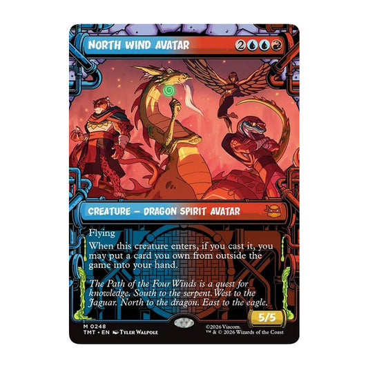 💫  North Wind Avatar SHOWCASE - TMT 248 💫 Teenage Mutant Ninja Turtles 💫 MTG NM