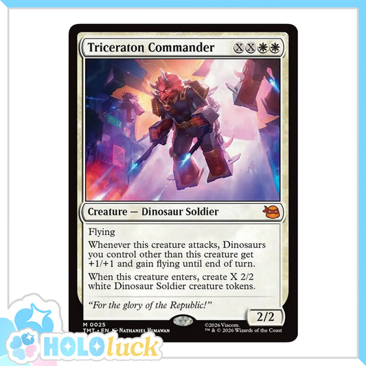 💫  Triceraton Commander  - TMT 25 💫 Teenage Mutant Ninja Turtles 💫 TMNT MTG NM