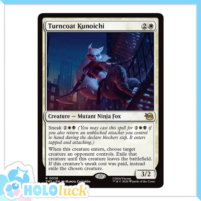 💫  Turncoat Kunoichi  - TMT 26 💫 Teenage Mutant Ninja Turtles 💫 TMNT MTG NM