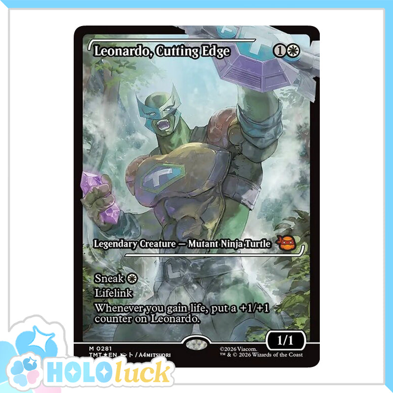 💫  Leonardo, Cutting Edge  - TMT 281 💫 Teenage Mutant Ninja Turtles 💫 TMNT MTG NM