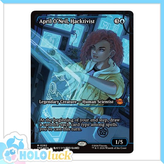💫  April O'Neil, Hacktivist  - TMT 282 💫 Teenage Mutant Ninja Turtles 💫 TMNT MTG NM