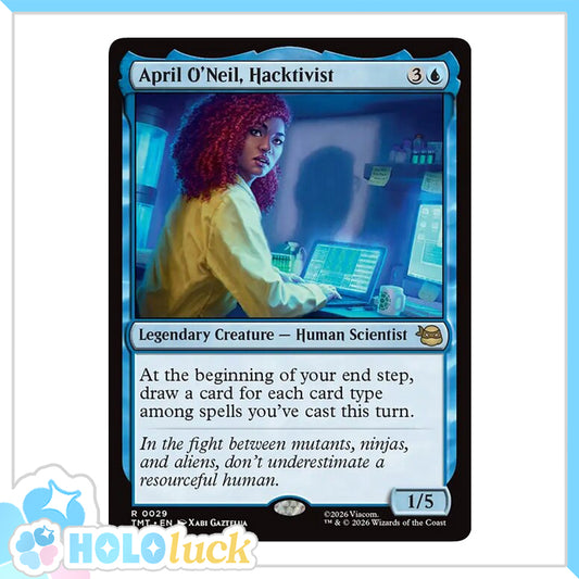 💫  April O'Neil, Hacktivist  - TMT 29 💫 Teenage Mutant Ninja Turtles 💫 TMNT MTG NM