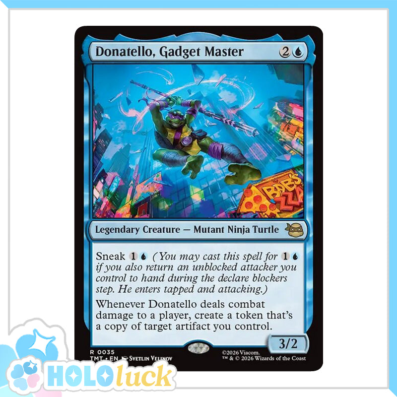 💫  Donatello, Gadget Master  - TMT 35 💫 Teenage Mutant Ninja Turtles 💫 TMNT MTG NM