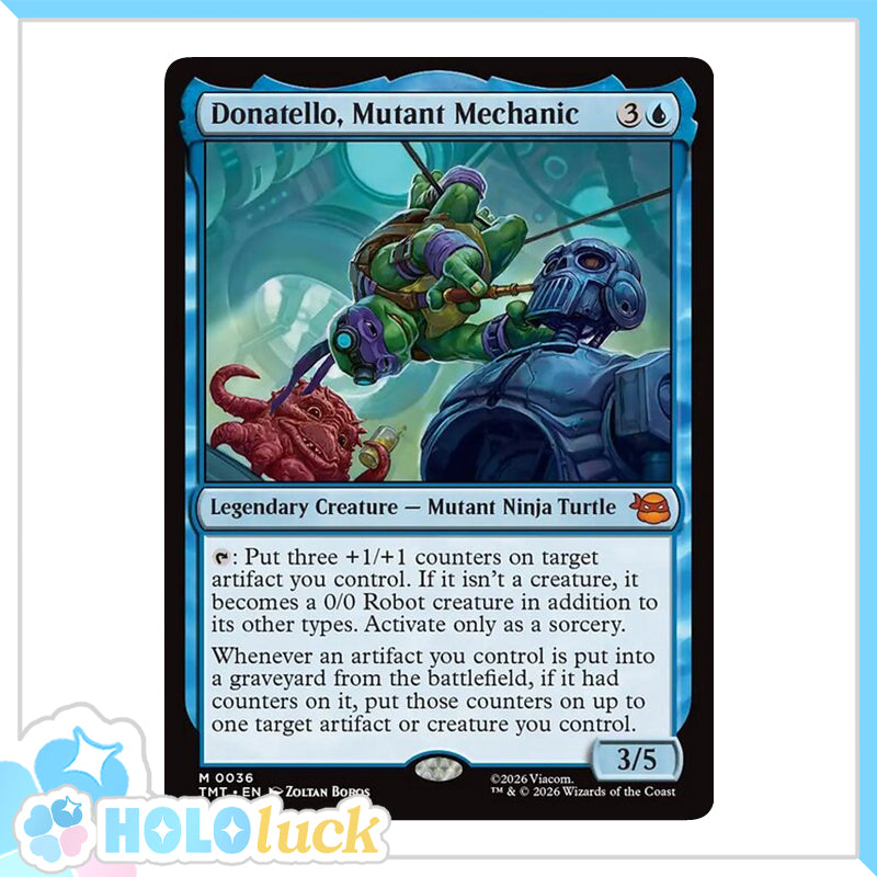 💫  Donatello, Mutant Mechanic  - TMT 36 💫 Teenage Mutant Ninja Turtles 💫 TMNT MTG NM