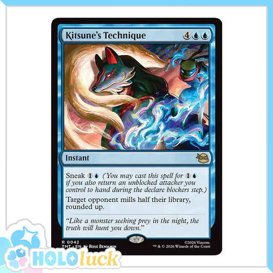 💫  Kitsune's Technique  - TMT 42 💫 Teenage Mutant Ninja Turtles 💫 TMNT MTG NM