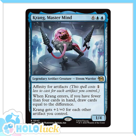 💫  Krang, Master Mind  - TMT 43 💫 Teenage Mutant Ninja Turtles 💫 TMNT MTG NM
