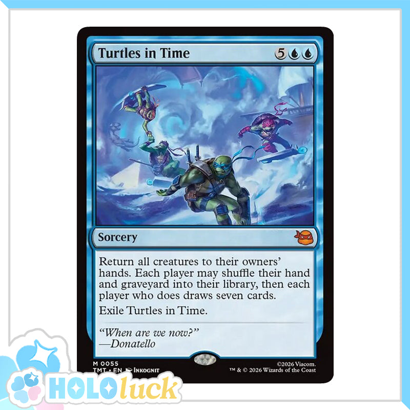💫  Turtles in Time  - TMT 55 💫 Teenage Mutant Ninja Turtles 💫 TMNT MTG NM