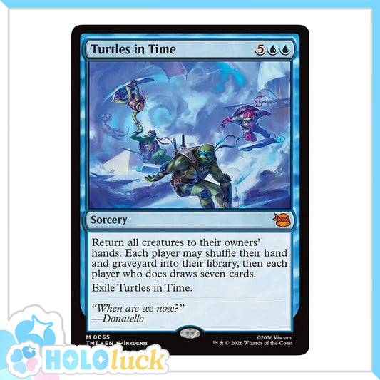 💫  Turtles in Time  - TMT 55 💫 Teenage Mutant Ninja Turtles 💫 TMNT MTG NM