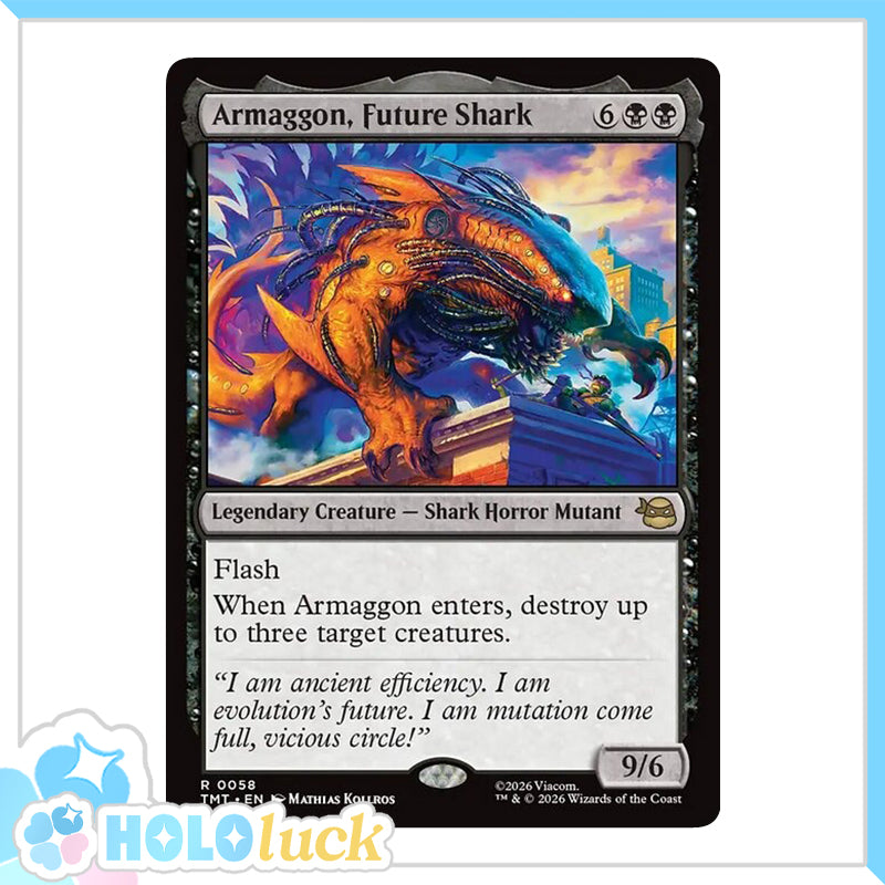 💫  Armaggon, Future Shark  - TMT 58 💫 Teenage Mutant Ninja Turtles 💫 TMNT MTG NM