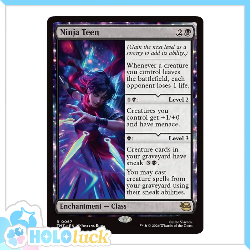 💫  Ninja Teen  - TMT 67 💫 Teenage Mutant Ninja Turtles 💫 TMNT MTG NM