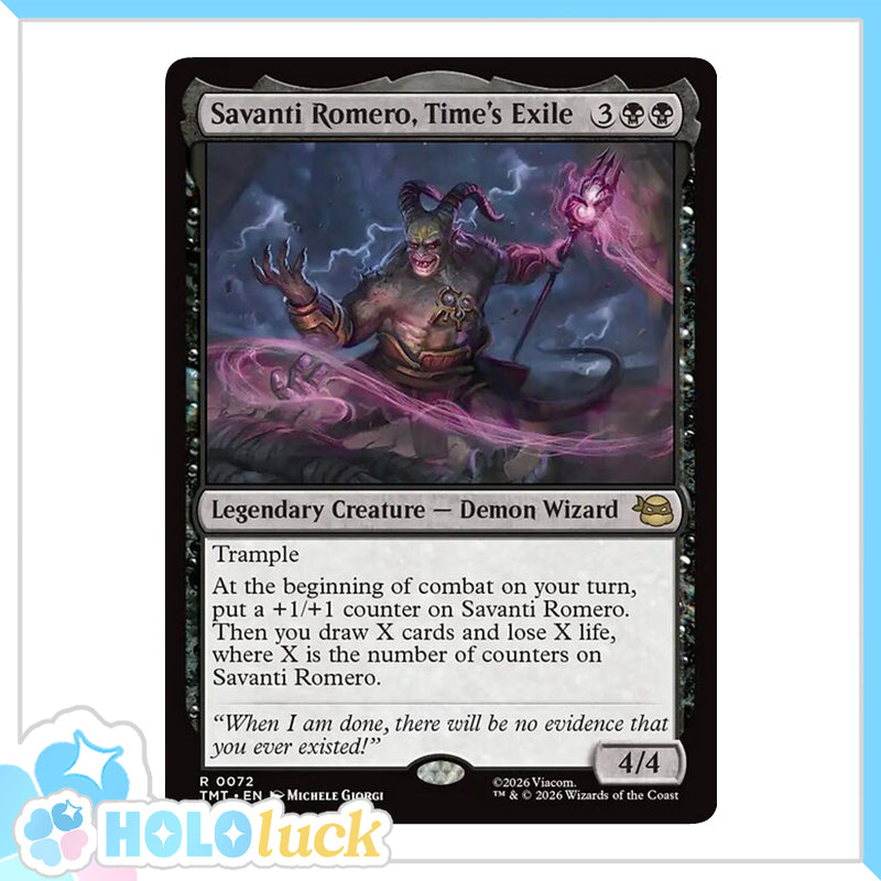 💫  Savanti Romero, Time's Exile  - TMT 72 💫 Teenage Mutant Ninja Turtles 💫 TMNT MTG NM