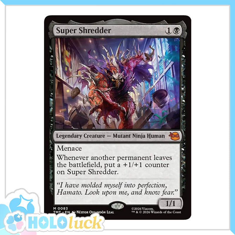💫  Super Shredder  - TMT 83 💫 Teenage Mutant Ninja Turtles 💫 TMNT MTG NM
