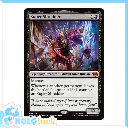 💫  Super Shredder  - TMT 83 💫 Teenage Mutant Ninja Turtles 💫 TMNT MTG NM