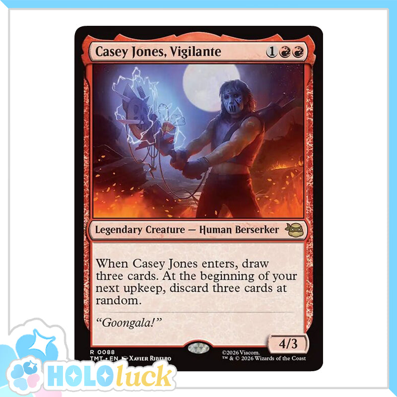 💫  Casey Jones, Vigilante  - TMT 88 💫 Teenage Mutant Ninja Turtles 💫 TMNT MTG NM