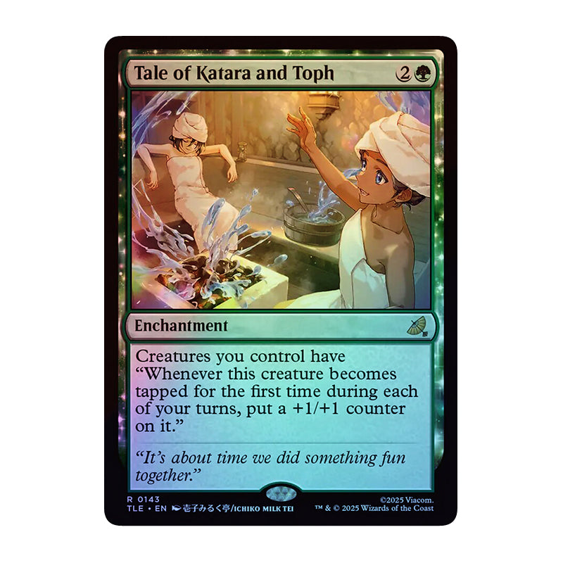 💫  Tale of Katara and Toph FOIL - TLE 143 💫 Avatar: The Last Airbender Eternal 💫 Magic the Gathering 💫 NM
