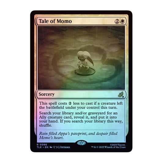 💫  Tale of Momo FOIL - TLE 86 💫 Avatar: The Last Airbender Eternal 💫 Magic the Gathering 💫 NM