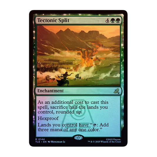 💫  Tectonic Split FOIL - TLE 144 💫 Avatar: The Last Airbender Eternal 💫 Magic the Gathering 💫 NM