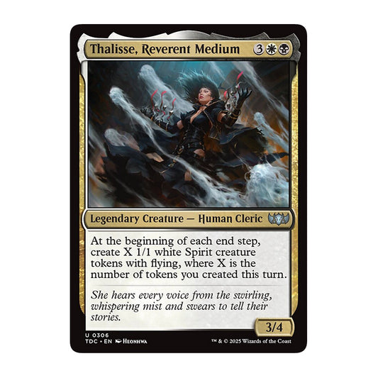 💫  Thalisse, Reverent Medium - TDC 285 💫 Tarkir Dragonstorm Commander 💫 Magic the Gathering 💫 NM