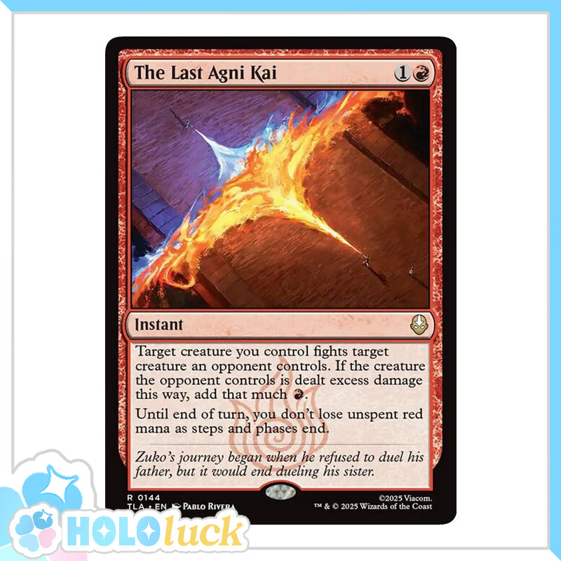 💫  The Last Agni Kai  - TLA 144 💫 Avatar: The Last Airbender 💫 MTG NM